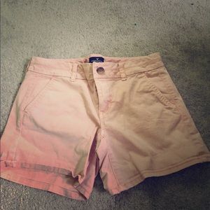 American Eagle pink midi shorts