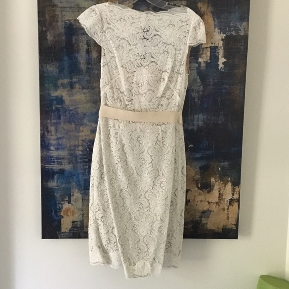 Watters White Lace Dress - Picture 3 of 6