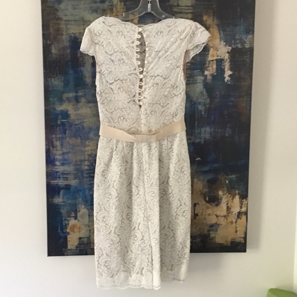 Watters White Lace Dress - Picture 4 of 6