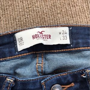 Hollister Darkwash Low- Rise Jeans
