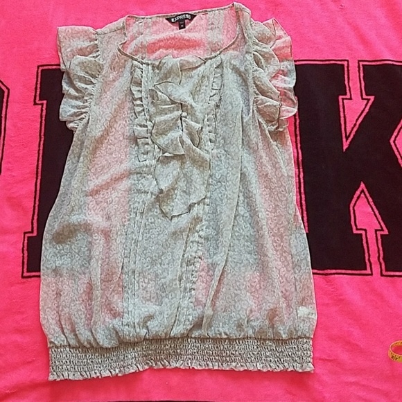 Express Tops - Express Sheer Blouse