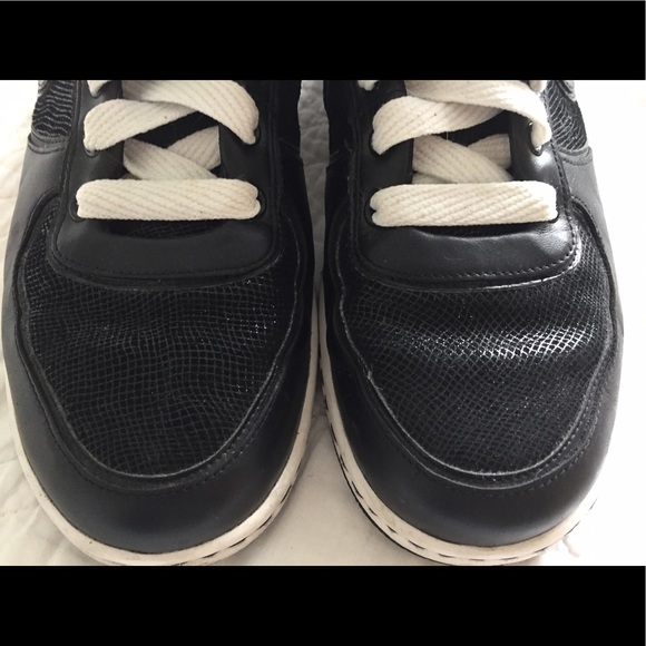 Metallic Black Nike High Top Court Sneakers - Picture 5 of 5