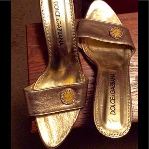 Dolce & Gabanna Leather Sandals