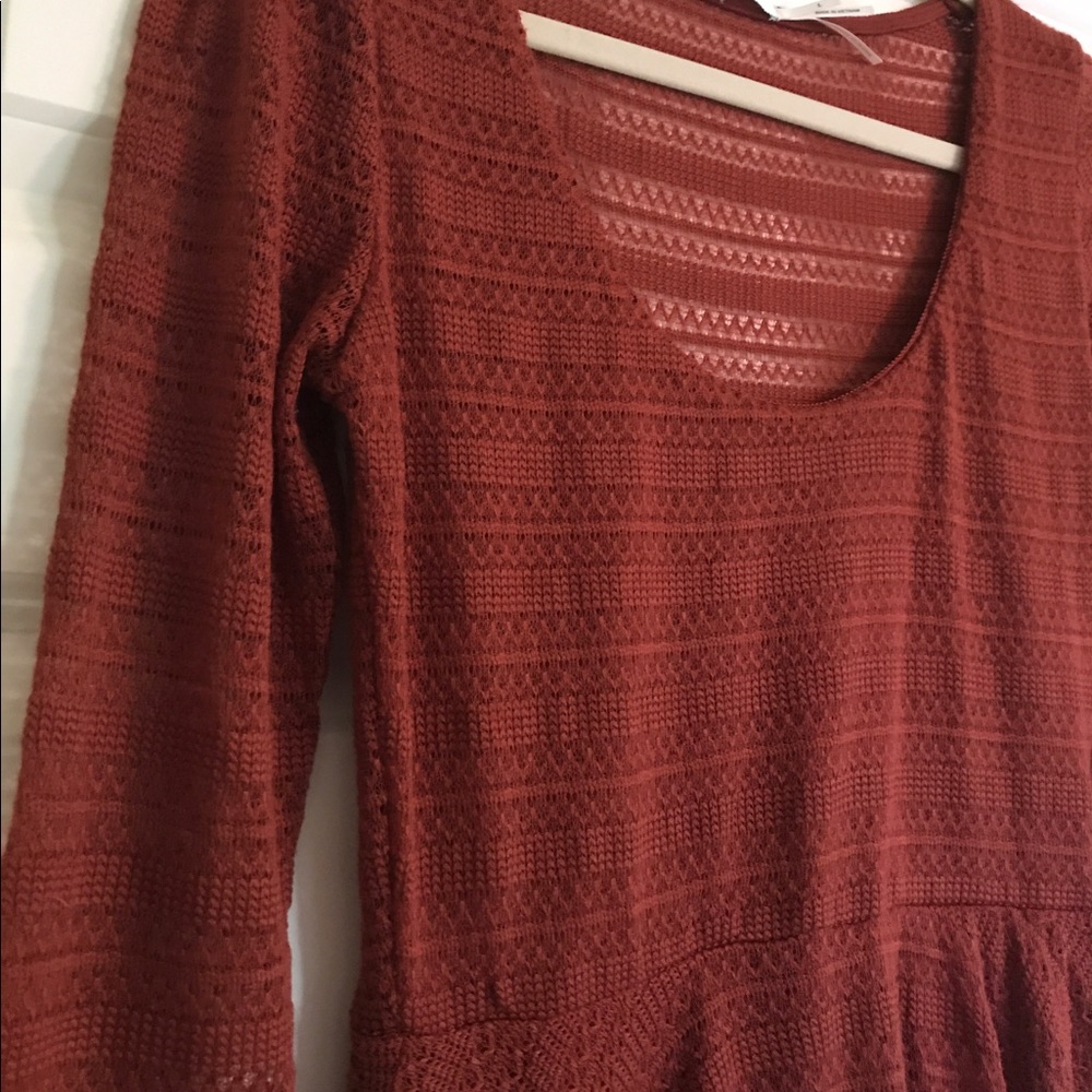 Kimchi Blue Red/Brown Dress