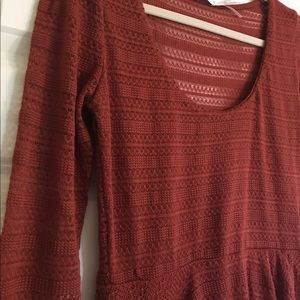 Kimchi Blue Red/Brown Dress