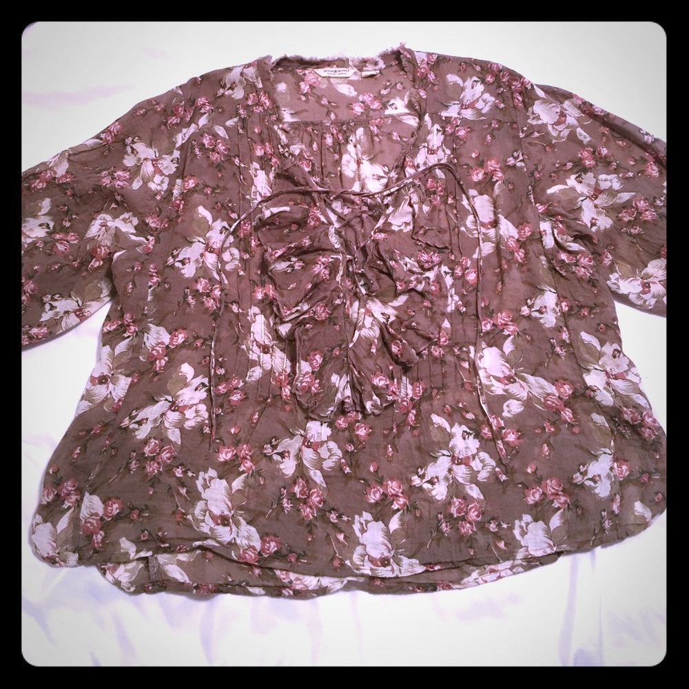 Denim & Supply 3/4 sleeve Blouse.