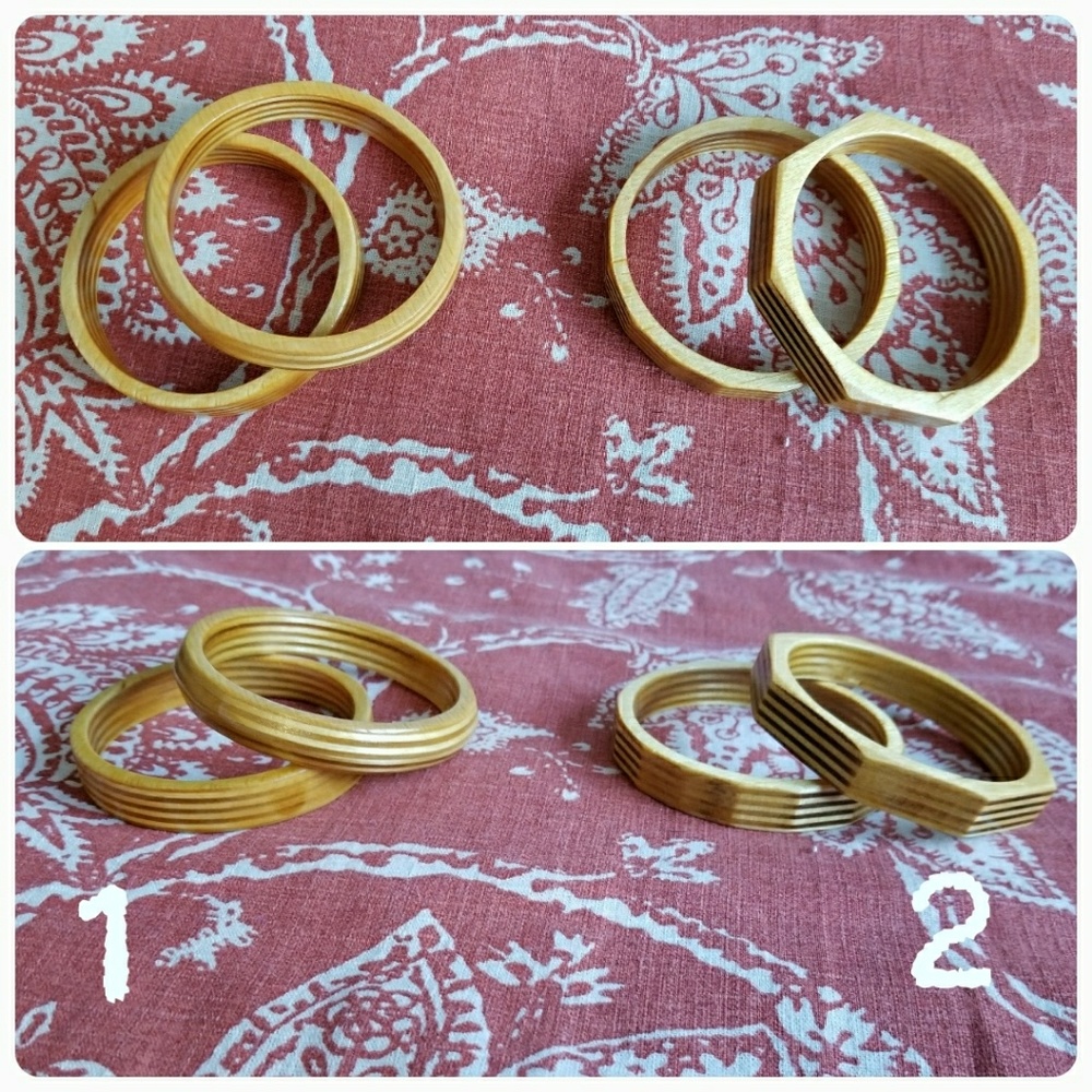 Handmade Wooden Bangles