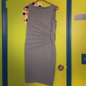 Ivanka Trump slate fitted dress