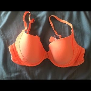 Orange 36C Victoria Secret Demi Bra