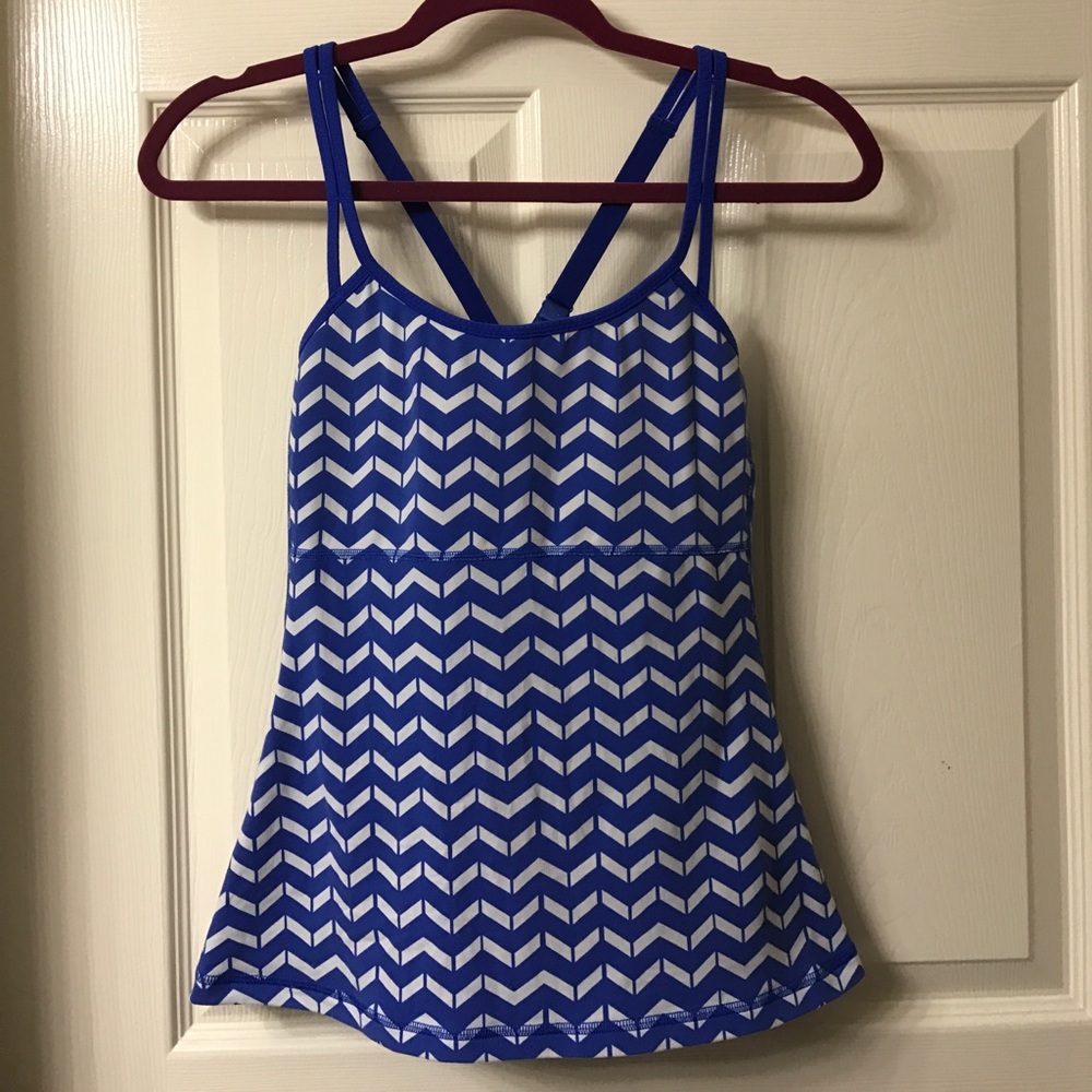 Lucy spaghetti strap workout top