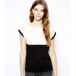 People Tree 100% Organic Cotton Color Block Top