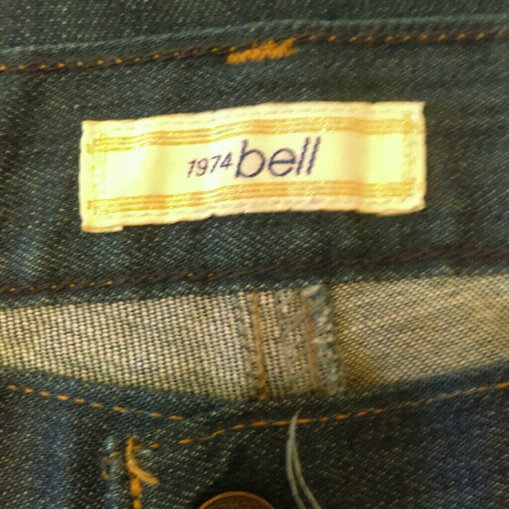 RARE vintage LEVI'S 1974 bell dark denim pants
