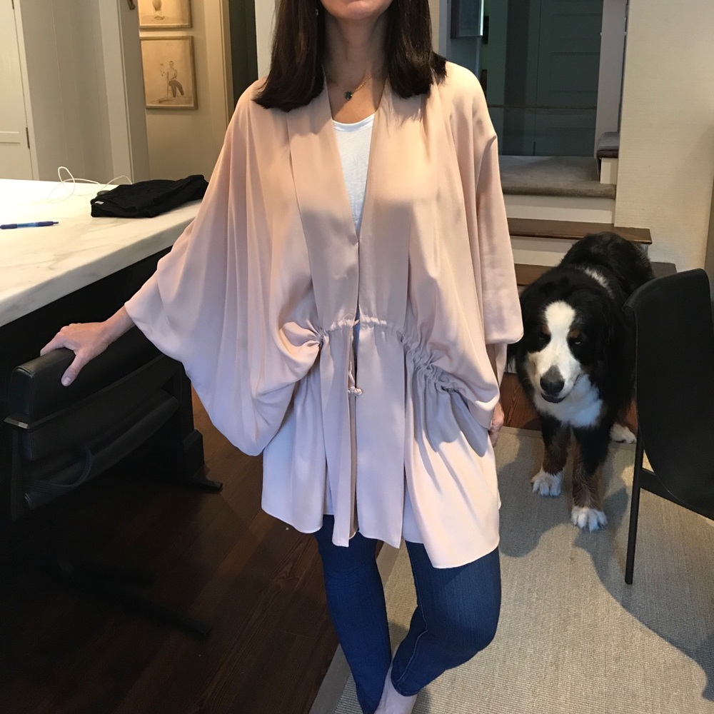 Ballet slipper pink tunic drawstring waist