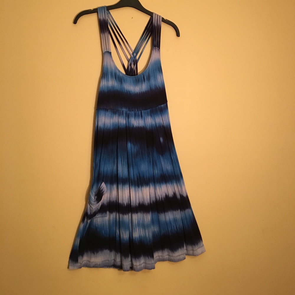 Calvin Klein Strappy tie dye dress