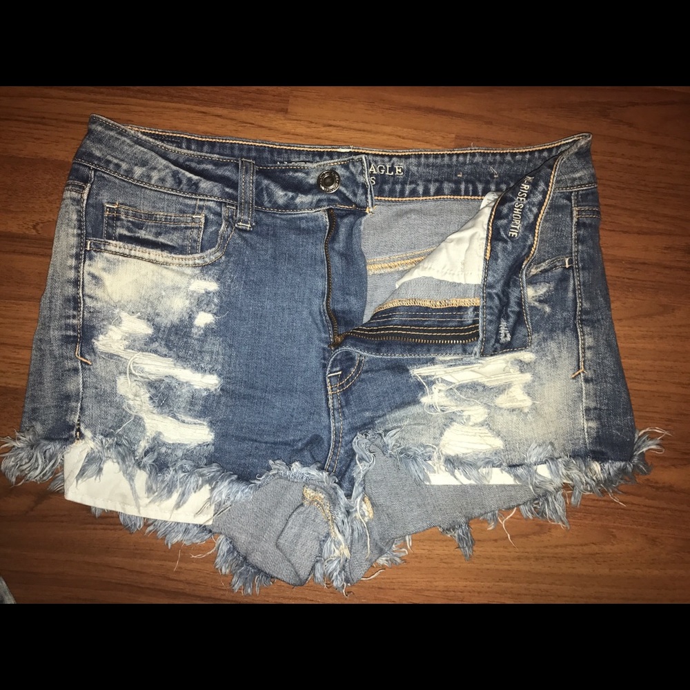 American eagle jean shorts