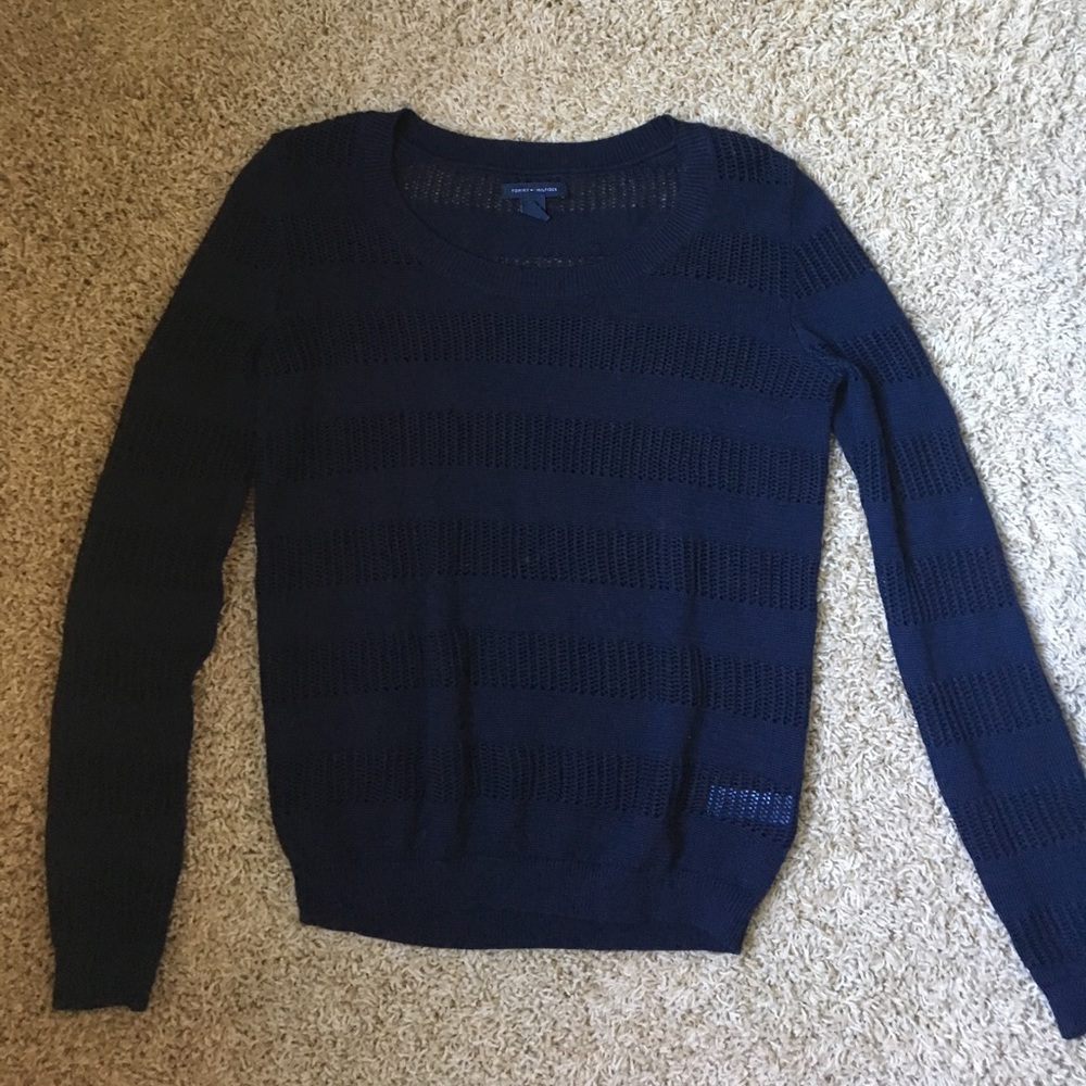 Knit Navy Tommy Hilfiger Sweater