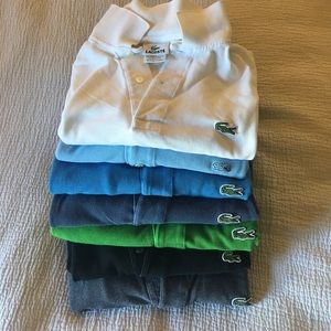 Bundle of Seven Lacoste Polos