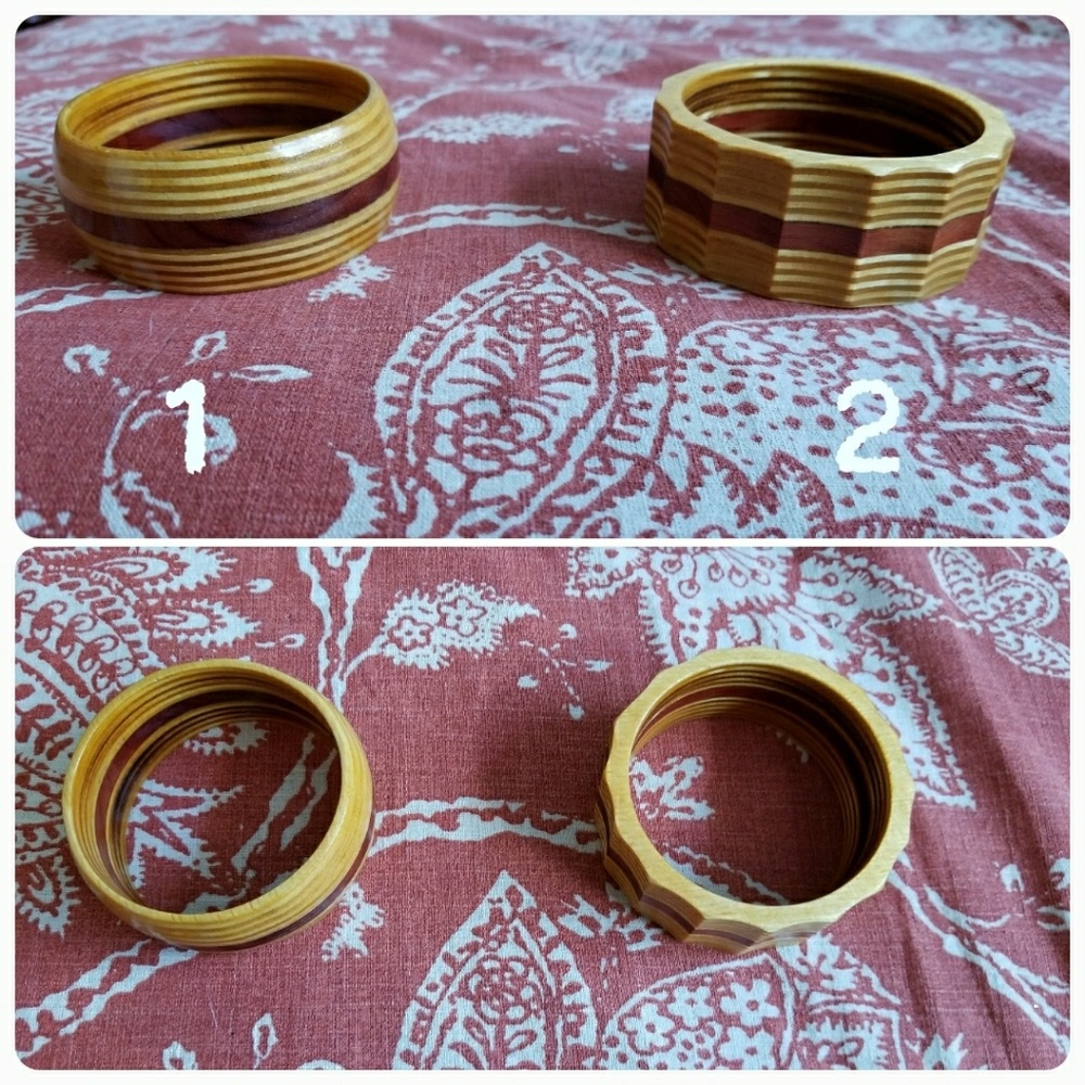 Handmade Wooden Bangles