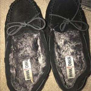 Black Moccasins size 5