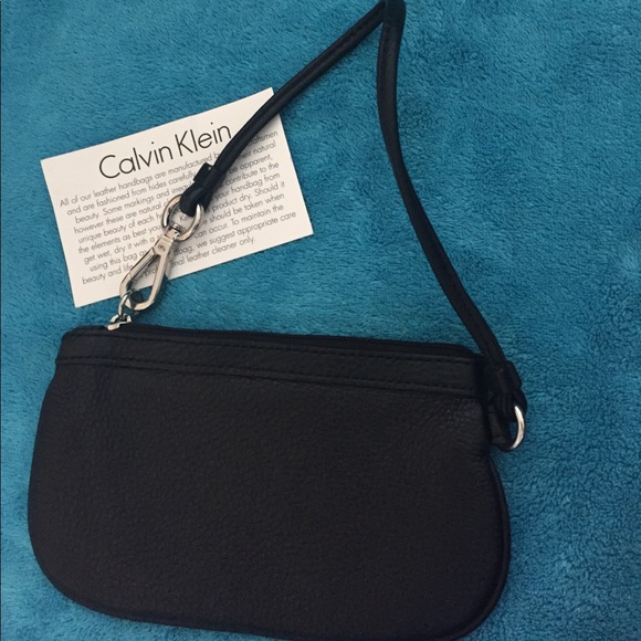 Calvin Klein Bags Calvin Klein Black Leather Small Purse Poshmark