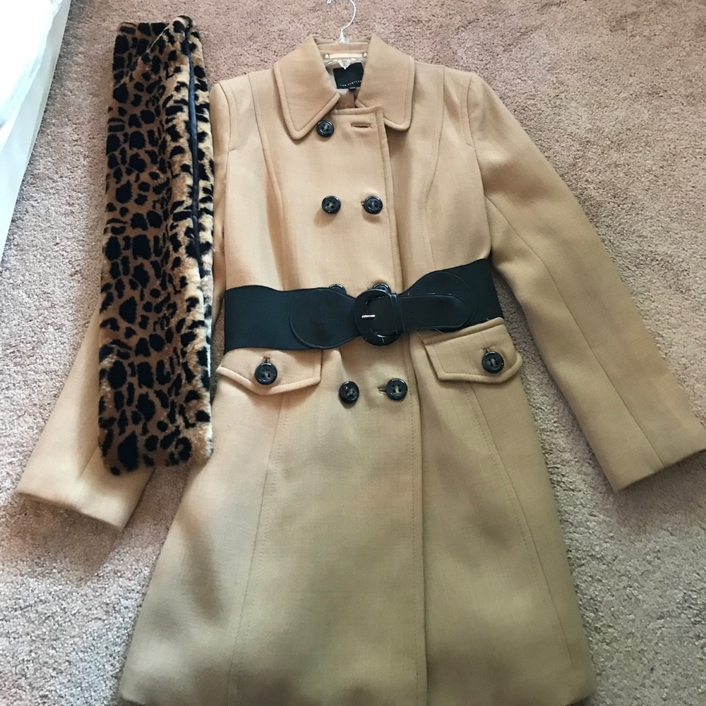 The Limited belted peacoat