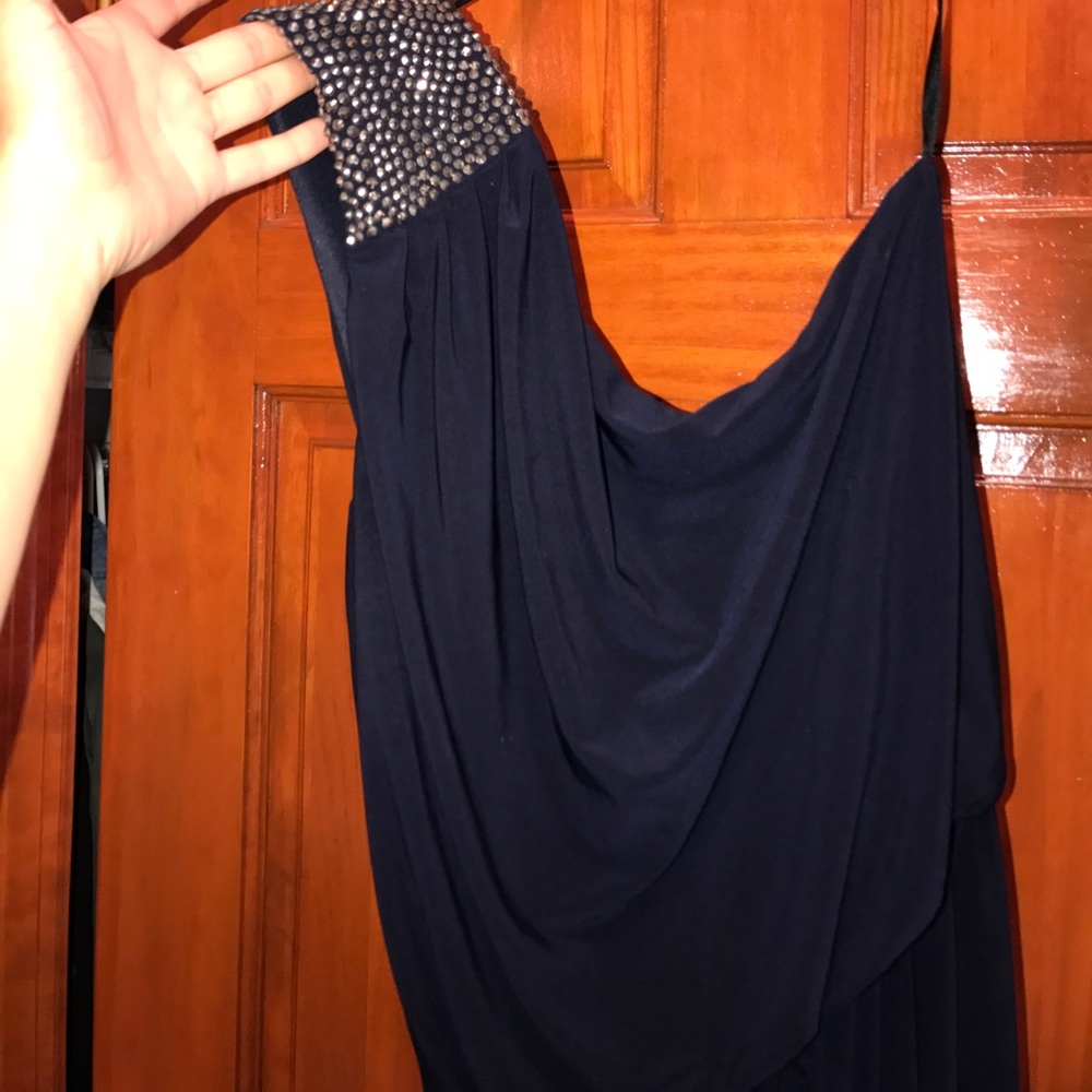 One sleeve rhinestone jumper