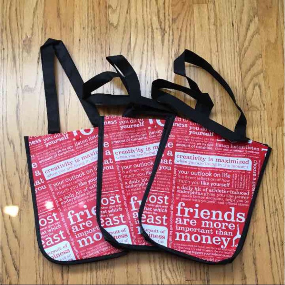 3 Lululemon NEW shopping bags
