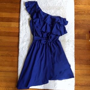 Miss Sixty One Shoulder Asymmetrical Dress