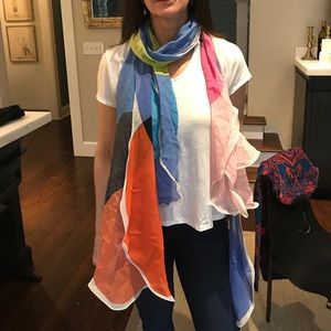 Multicolor Emilio Pucci silk scarf