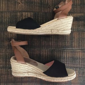 Canvas Espadrille Wedge Sandal