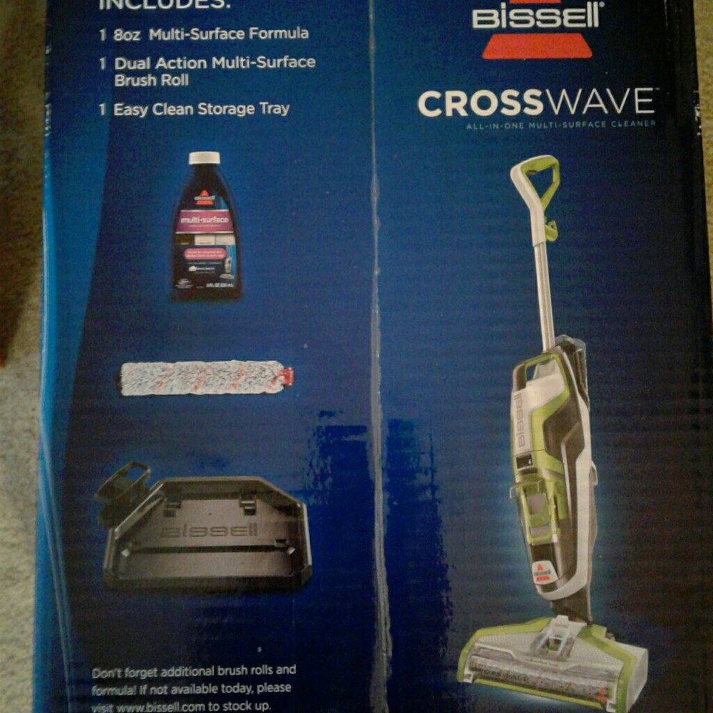 Bissell crosswave vacuum n wash