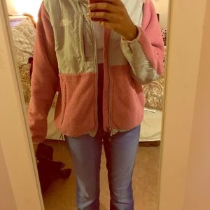 North face zip up fleece