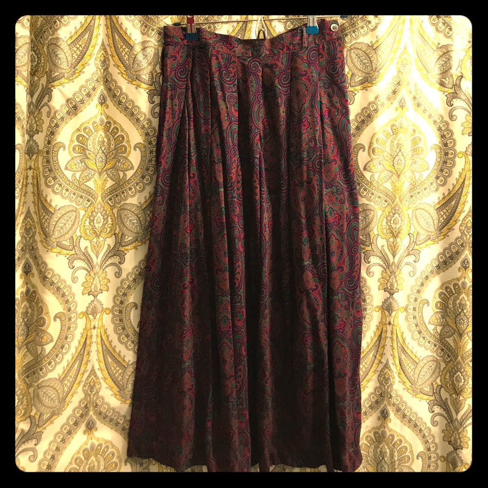 Vintage Liz Claiborne paisley skirt