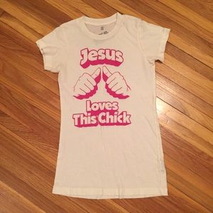 Jesus Loves This Chick Shirt