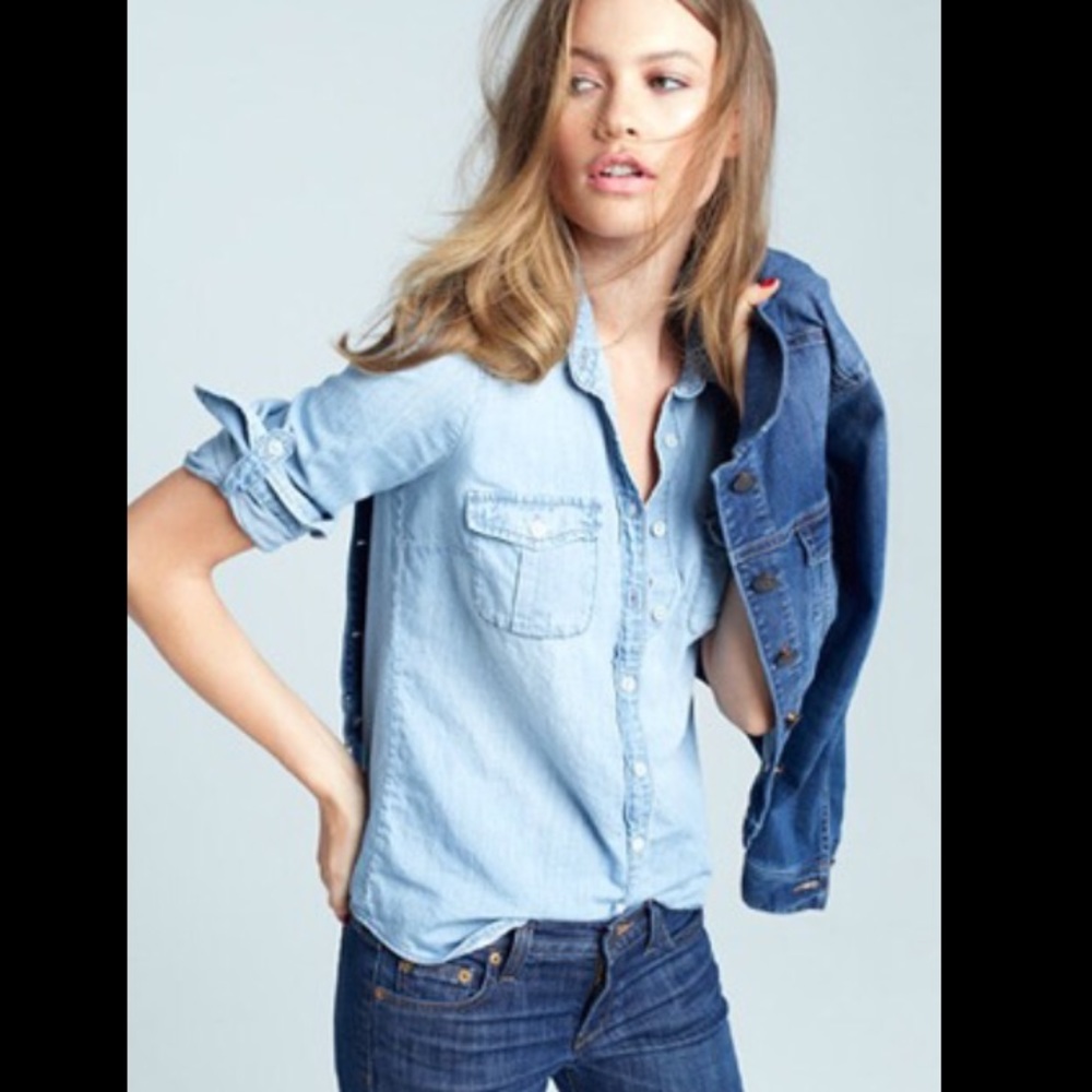 J Crew Always Chambray Shirt