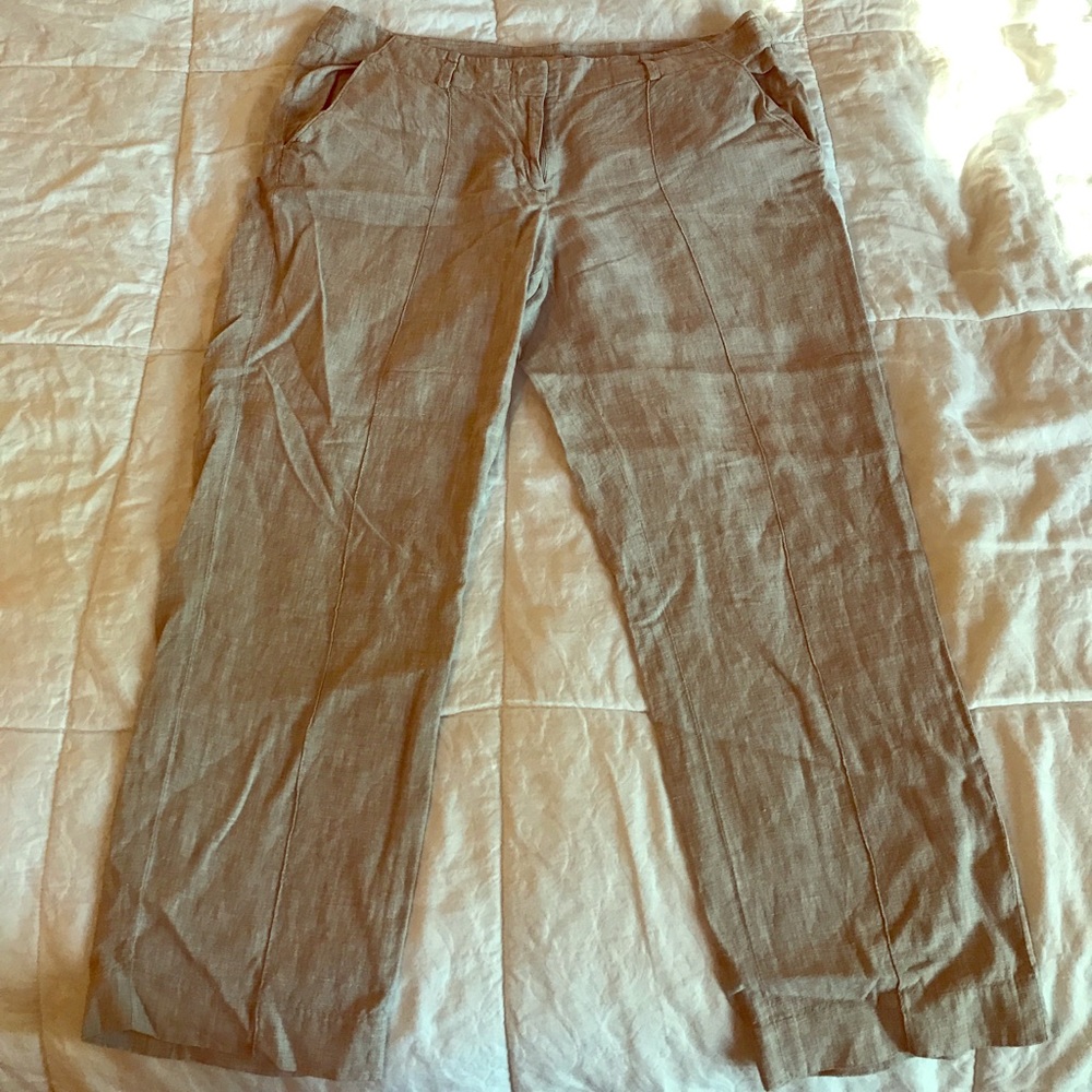 Loft linen capris