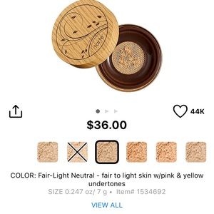 Tarte  full coverage airbrush foundation