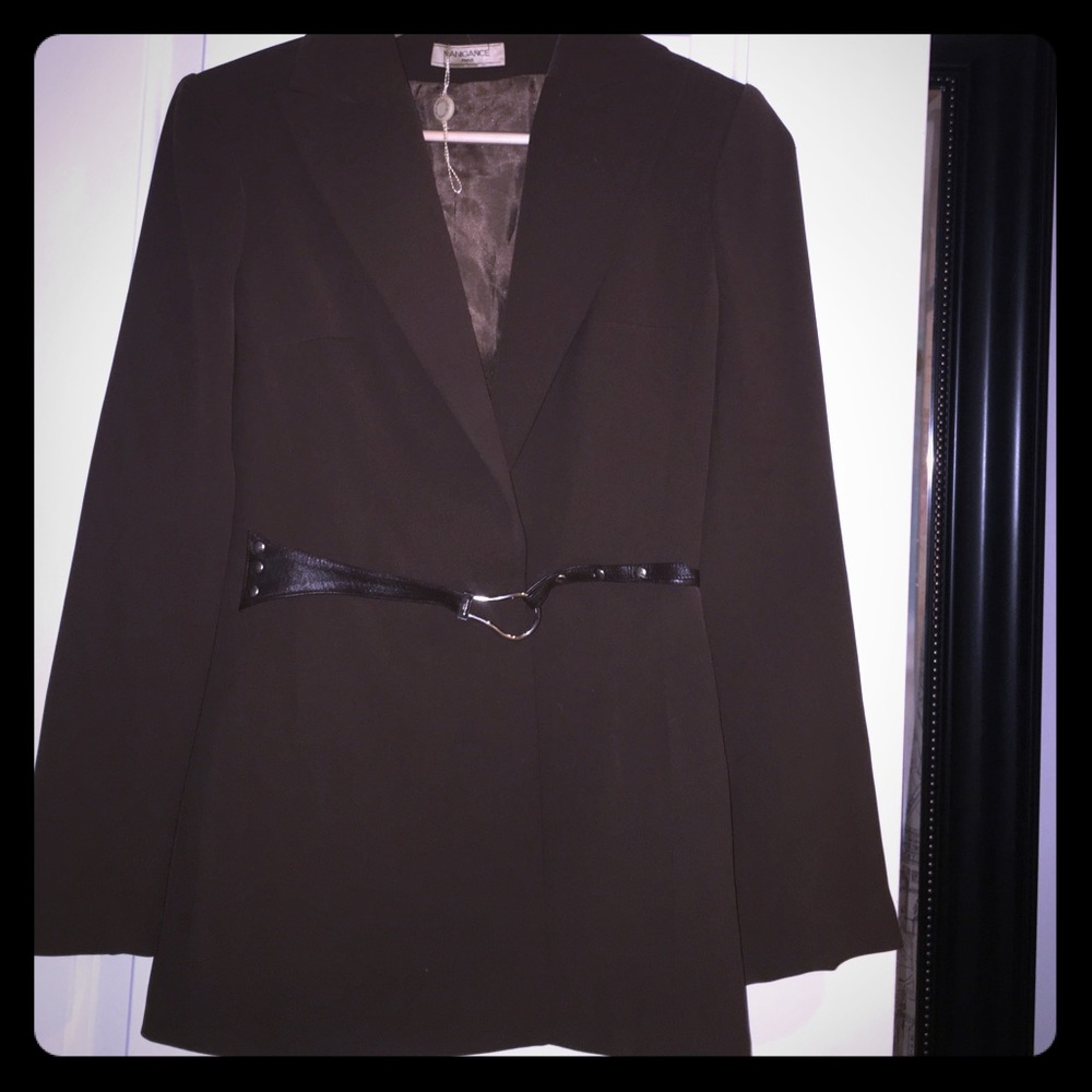 Chocolate brown dress jacket