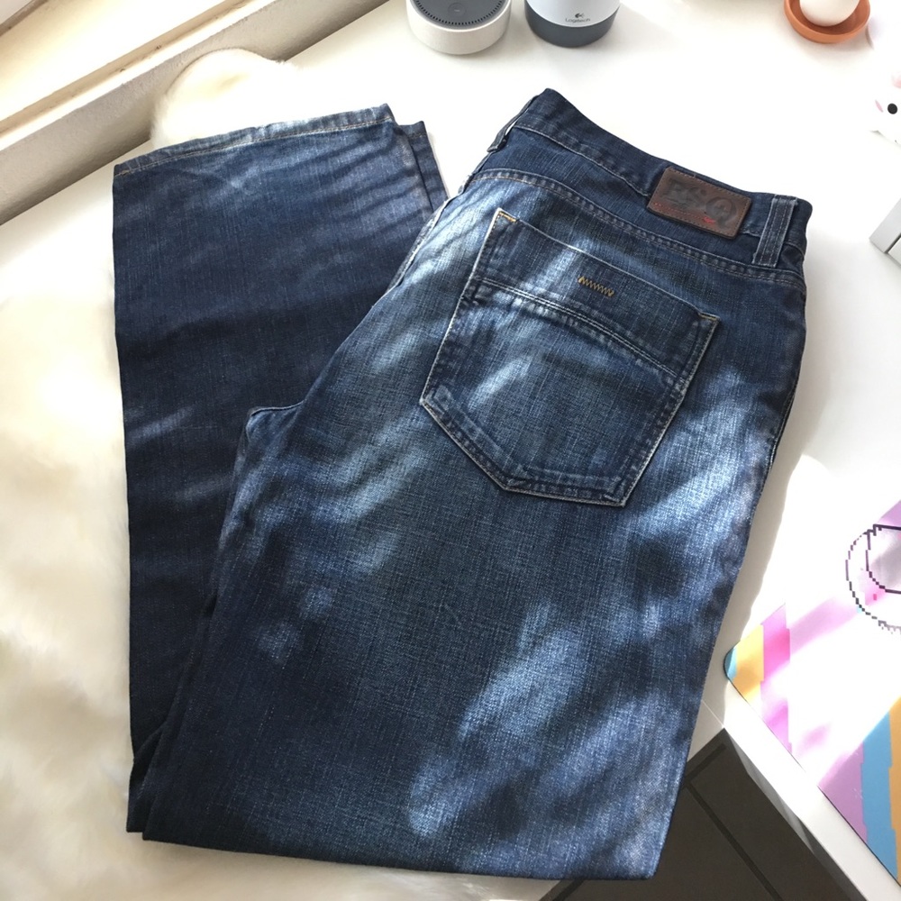 RSQ New York Men's Slim Straight Jeans