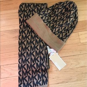 Michael Kores scarf and hat