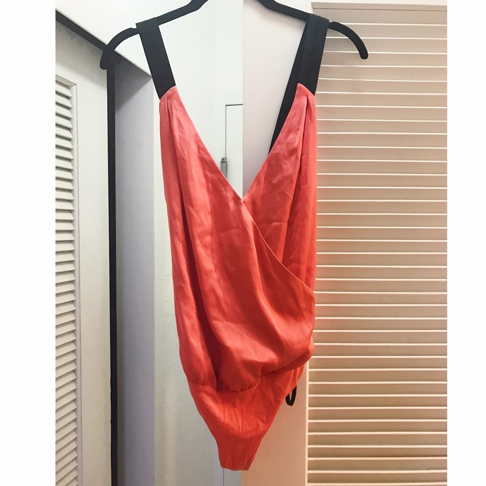 Bebe deep V one piece