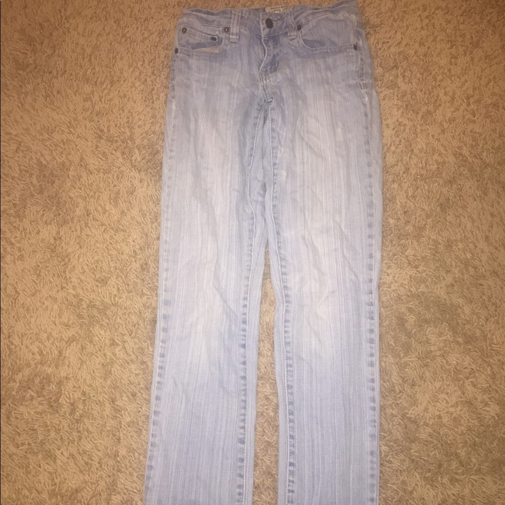 Light wash jeans