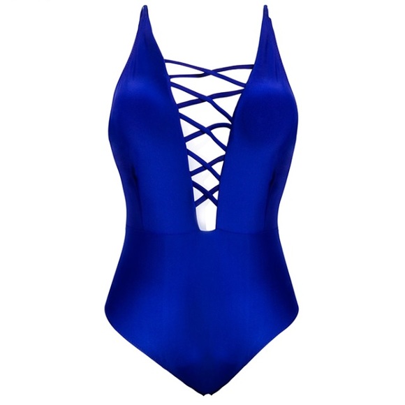 🔥LAST ONE🔥🐳Criss-Cross One Piece Bathing Suit🐳 - Picture 6 of 7