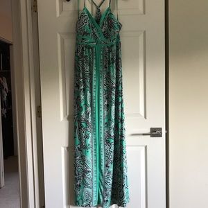 Racerback maxi dress