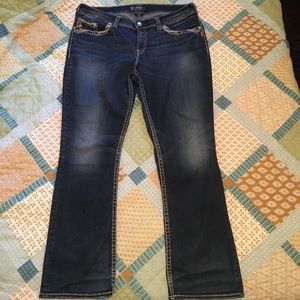 Silver Jeans Co. denim-Suki 17"
