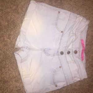 Light blue high waisted shorts
