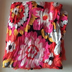 Vera Bradley Pixie Blooms Soft Fringe Scarf