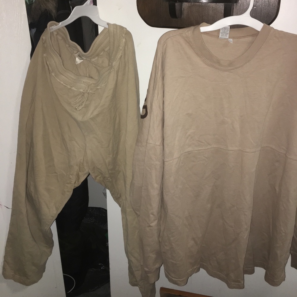 Plus size cotton set