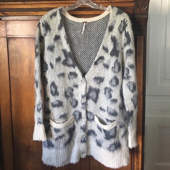 Free People Sweaters - Free People cheetah cardigan