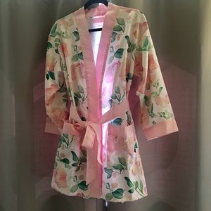 Floral Watercolor Robe